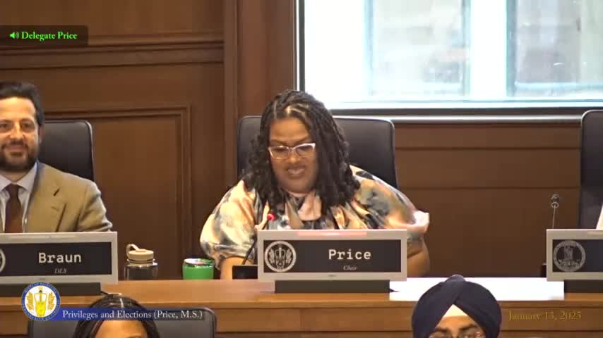 Commissioner briefs committee on 2024 elections, Verus upgrade, same‑day registration and USPS issues