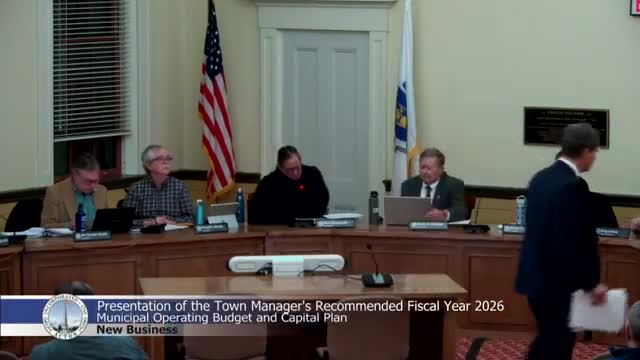 Acton manager recommends $40.94 million FY2026 municipal budget, cites override and capital needs