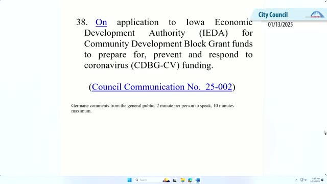 Council authorizes CDBG application for pallet-village shelter; members and advocates urge operating partners