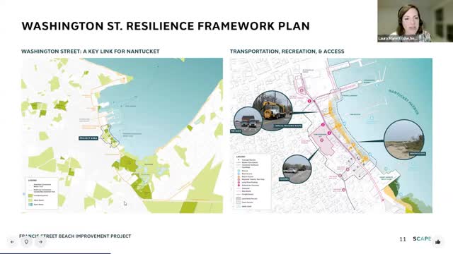 Nantucket plans flood resilience measures for Washington Street amid rising sea levels
