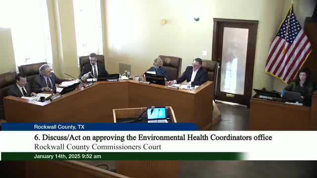 Rockwall County OKs credit card payments for environmental health permits; convenience fee to be charged to payors