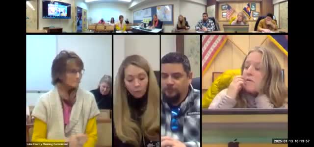 Lake County planning staff outlines 2025 project calendar, recommends four appointments to commissioners