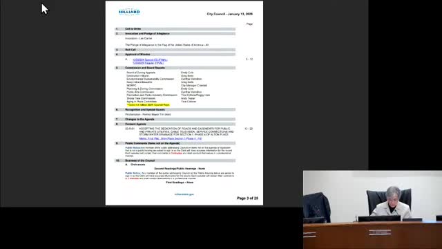 Hilliard honors former Mayor Timothy Ward; family urges permanent memorial