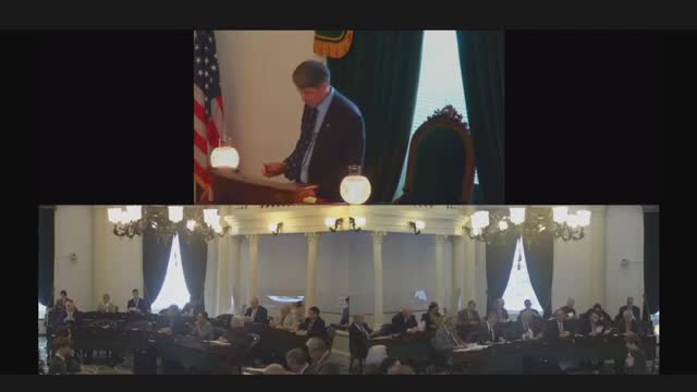 Senate adopts joint resolution setting Jan. 17 weekend adjournment; introduces two bills