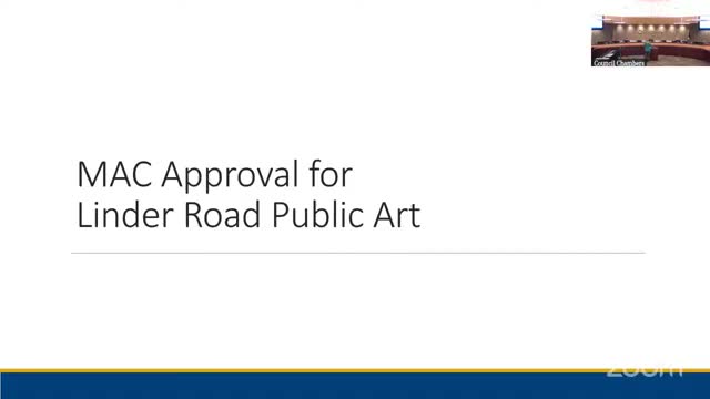 Arts commission endorses Stephanie Inman’s Linder Road median sculptures, sends design to city council