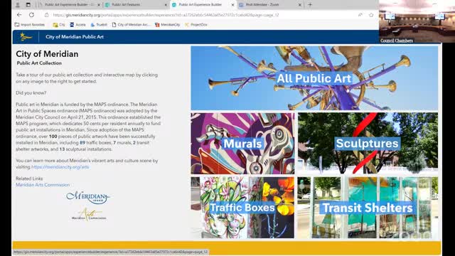 City preview: new Meridian public-art GIS map to show murals, sculptures and traffic-box art