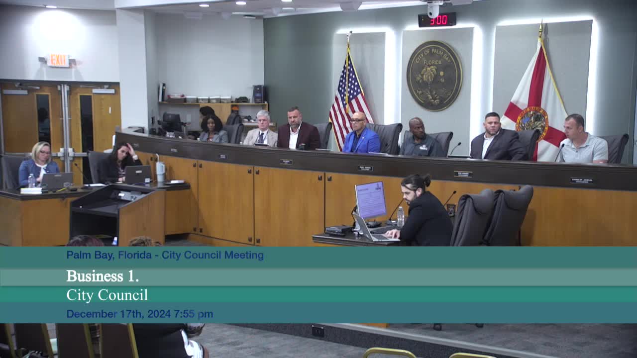 Palm Bay council member calls for aggressive action against homelessness and substance abuse issues