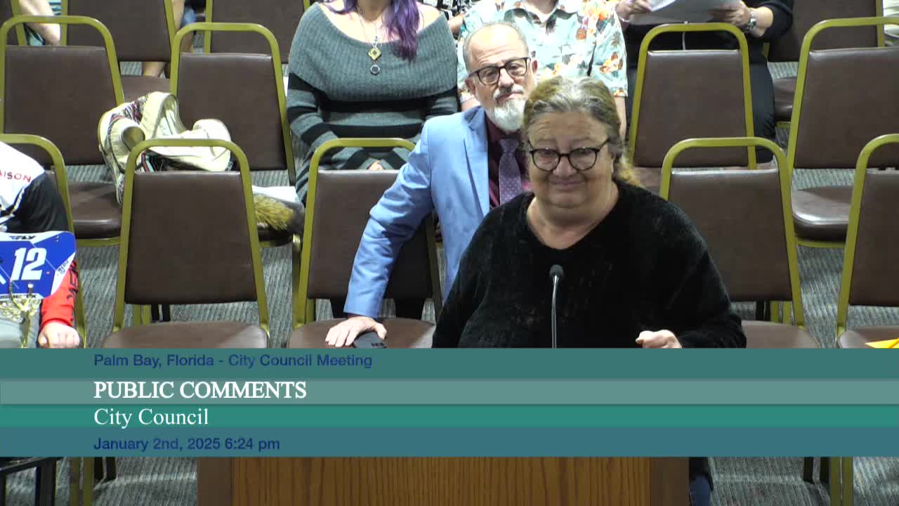Palm Bay residents demand action on traffic lights and public engagement at council meeting