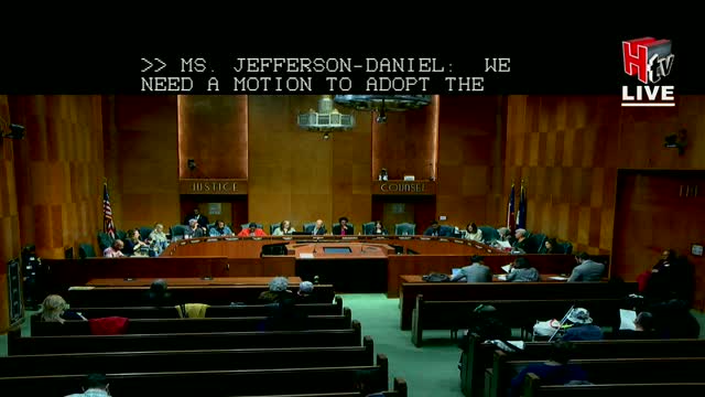 Council adopts minutes, suspends rules to reorder public speakers