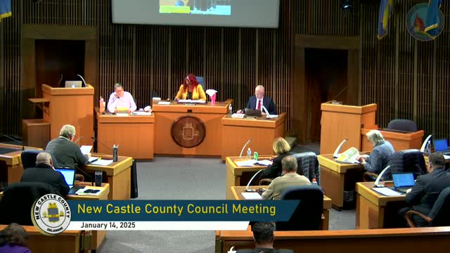 Votes at a glance: New Castle County Council, Jan. 14, 2025