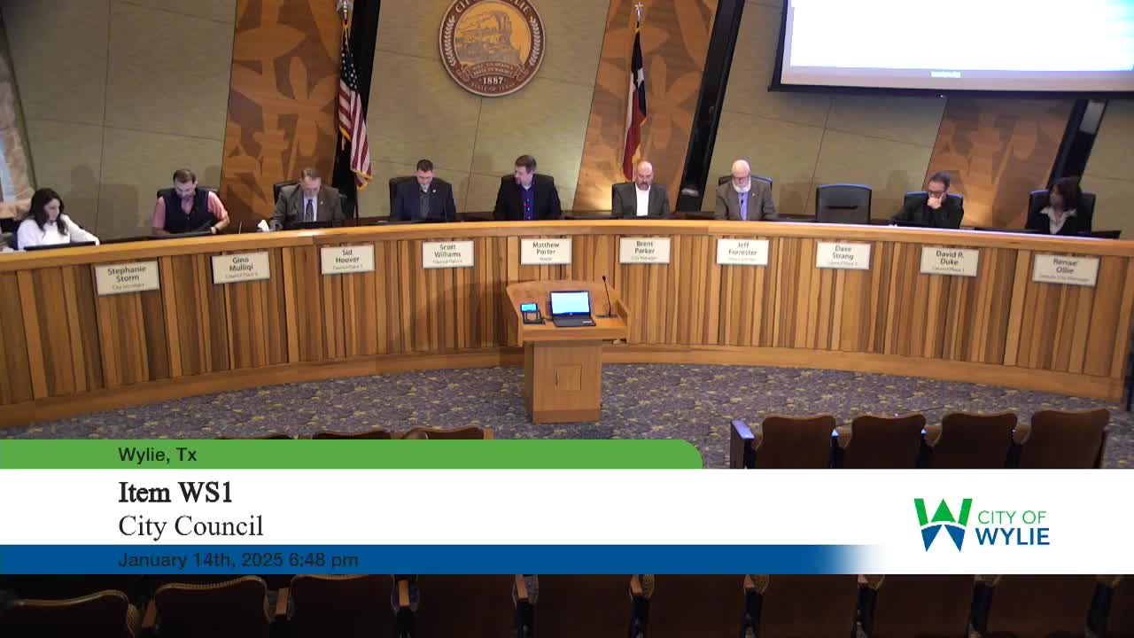 Wylie council narrows proposed charter amendments, flags legal risks over candidate ineligibility clause