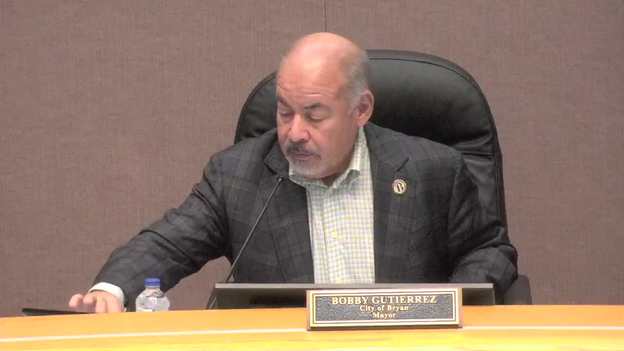 City of Bryan outlines five‑year consolidated plan, staff proposes raising minor‑repair cap to $25,000