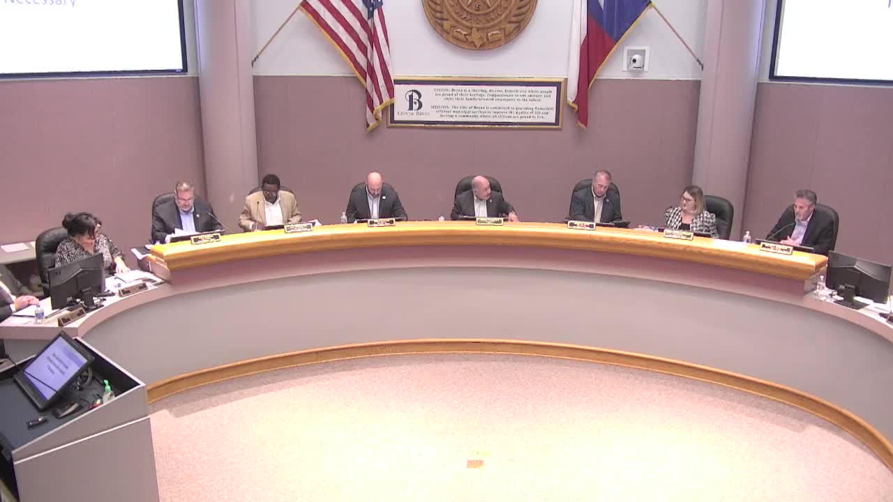 Bryan City Council names Edge mayor pro tem, approves two commission appointments