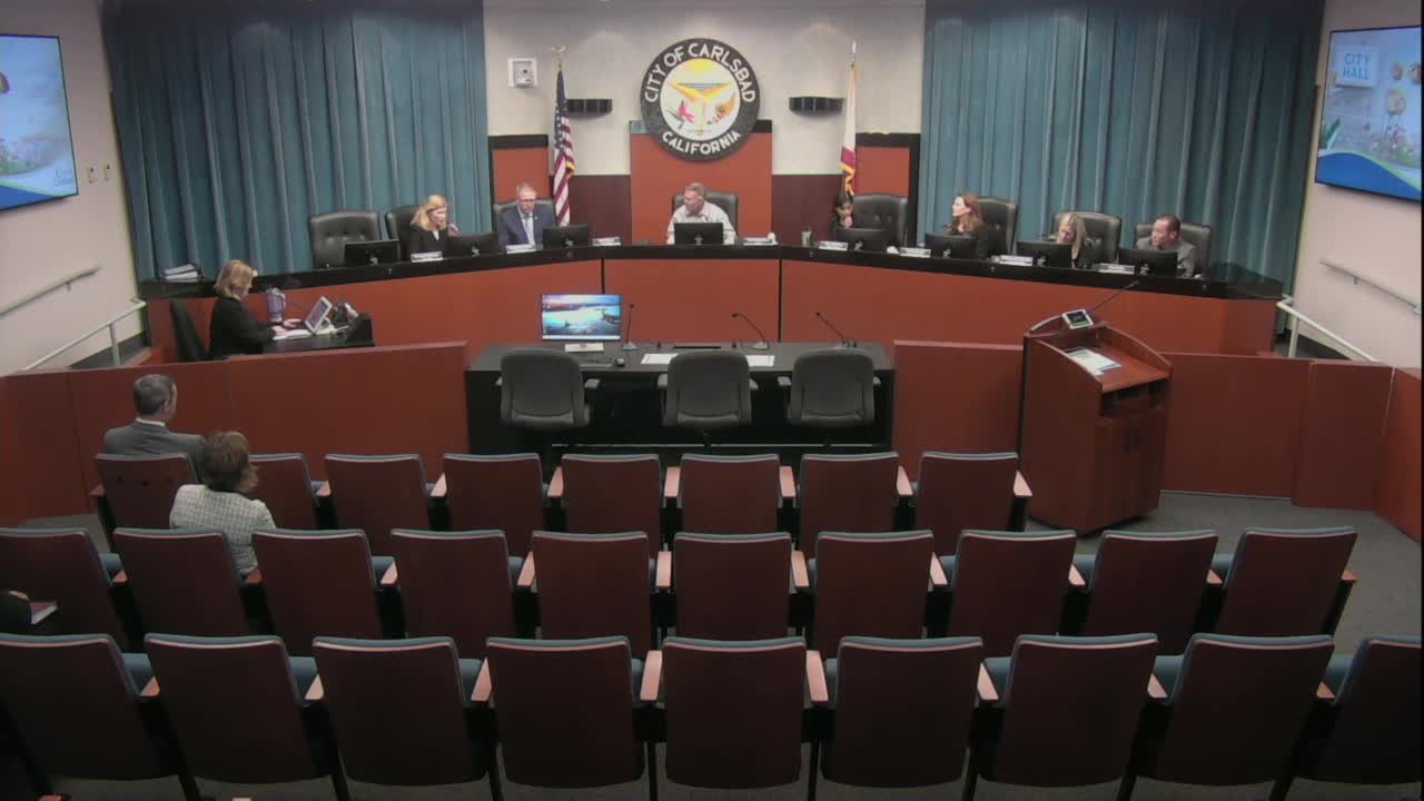 Carlsbad council adjourns into closed session to discuss litigation and police labor negotiations