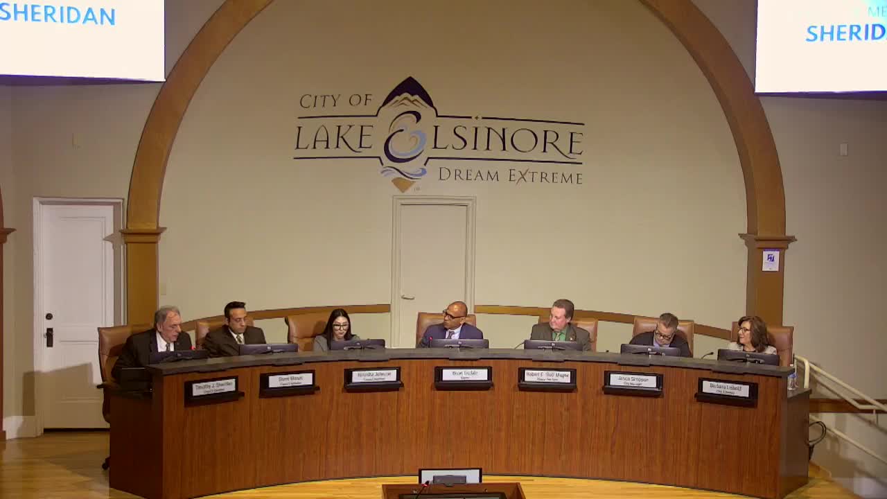 Lake Elsinore council hears RTA and WRCOG updates; Main Street and city hall construction advance
