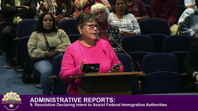 El Cajon residents demand inclusivity as council considers controversial police resolution