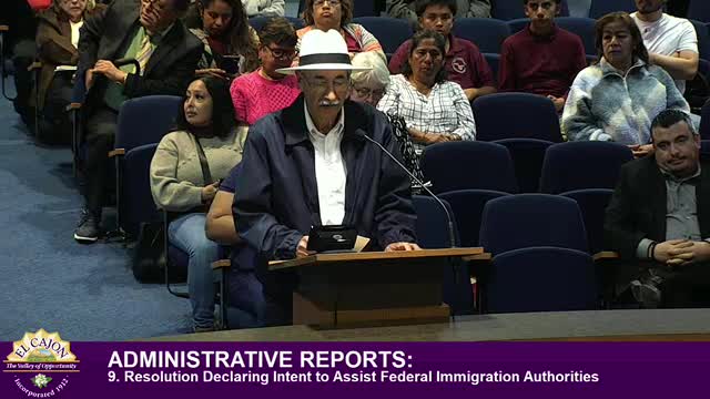 El Cajon residents voice strong opposition to controversial police resolution on immigration enforcement