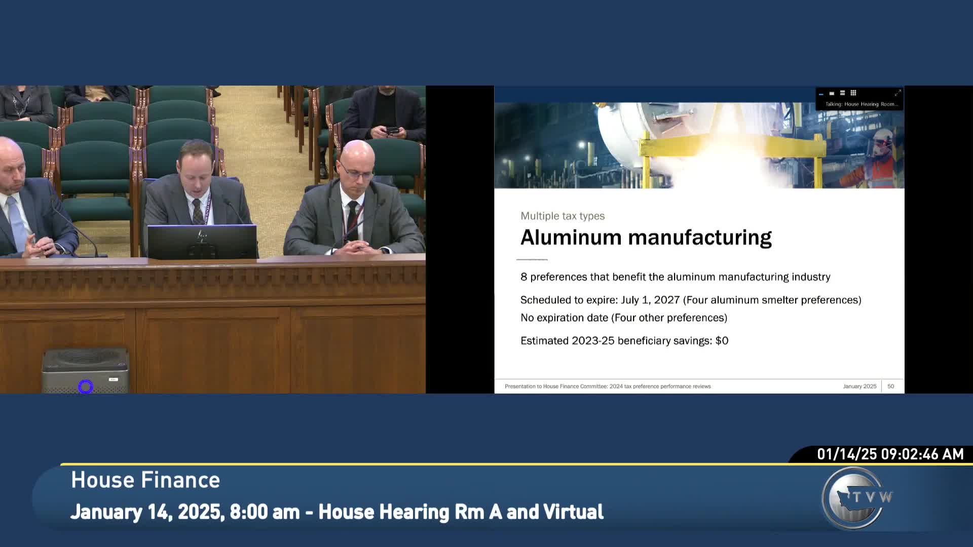 JLARC: Aluminum tax preferences no longer used after smelter closures; termination recommended
