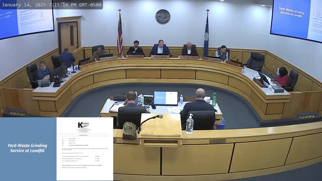 County awards yard-waste grinding contract for landfill operations