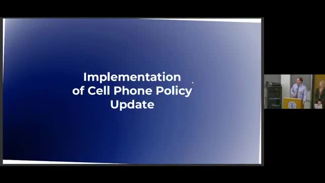 McDowell principals say stricter phone rule increased focus; committee moves new courses, summer AP training and Project Search calendar to full board
