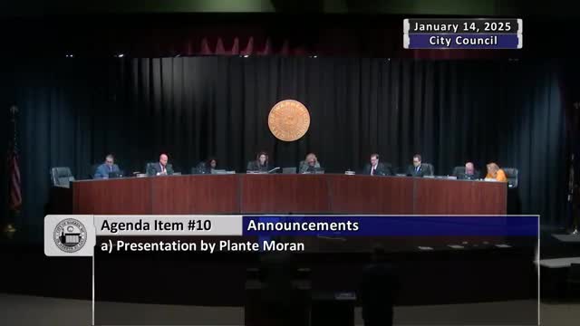 Council accepts Plant Moran audit showing $95 million fund balance, auditor flags fixed-asset adjustments