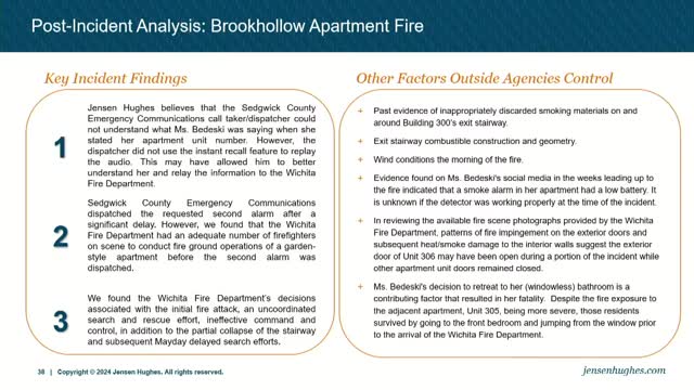 Wichita fire investigation reveals critical safety failures and calls for improved agency collaboration