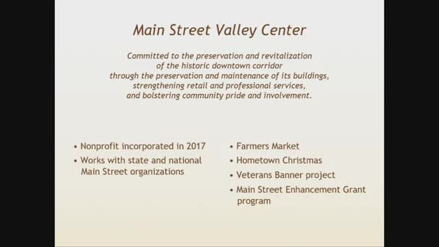 Valley Center plans to transform downtown into Kansas's most charming small town