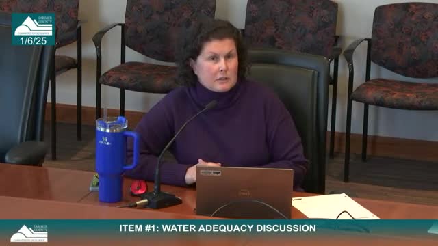 Larimer County grapples with water supply issues halting new subdivision approvals