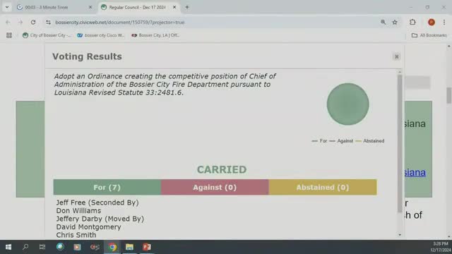 Bossier City Council approves controversial local services agreement amid public outcry