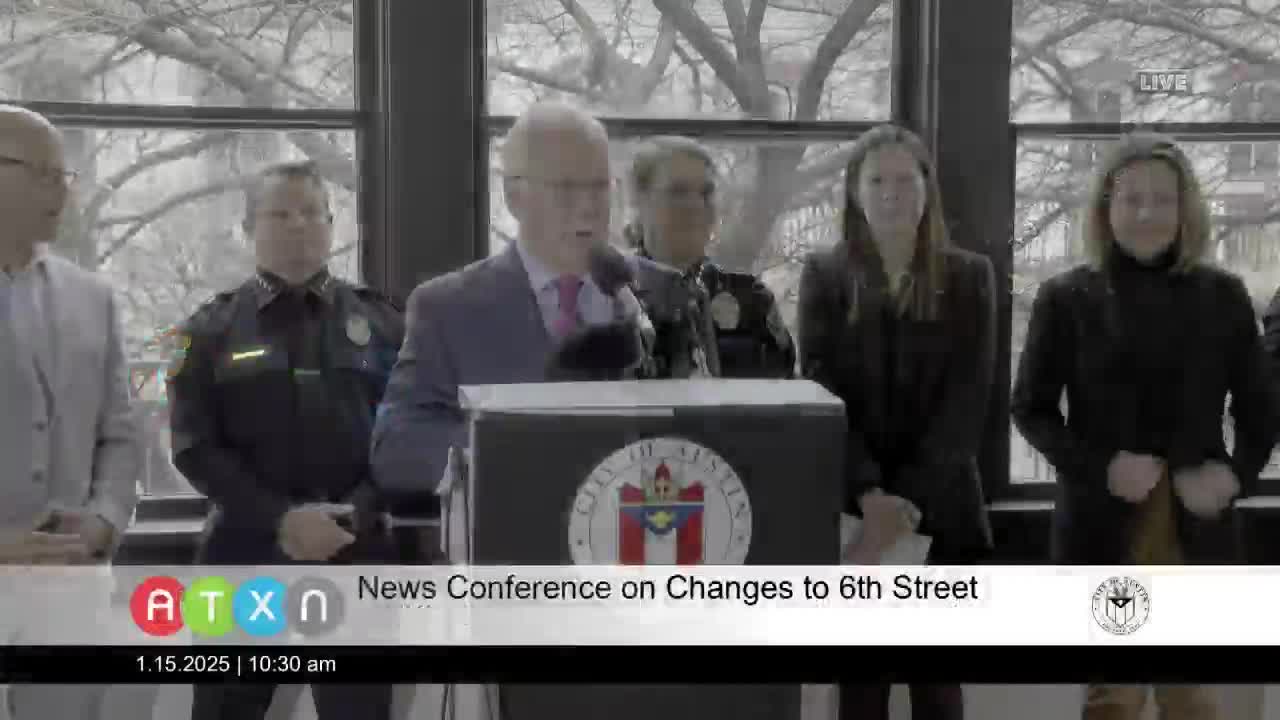Mayor Watson unveils plans to revitalize iconic Austin 6th Street entertainment district