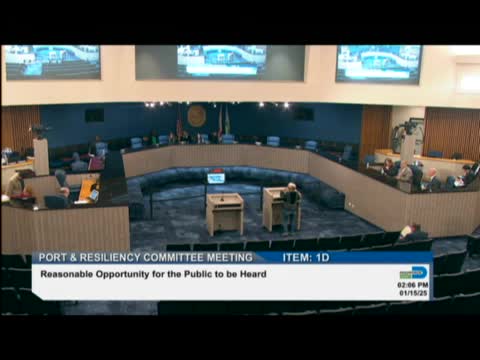Port and Resiliency committee hears call for more mangroves, approves agenda and advancement requests