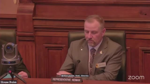 Rules committee approves rule letting House request LSO to create an incorporated-amendments version of heavily amended bills