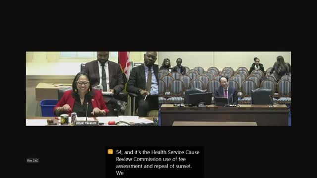 HSCRC urges removal of sunset on user‑fee assessment to sustain analytics, regulatory work