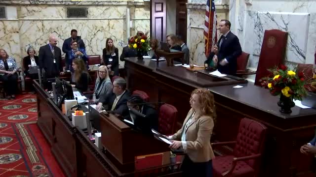Reverend Jennifer Carson leads Maryland Senate session with invocation promoting inclusivity and justice
