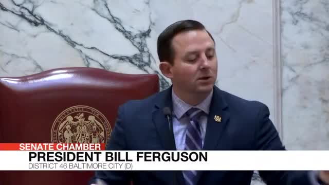 Maryland Senate holds pro forma session; clerk reads FY2026 budget bill and bond initiatives