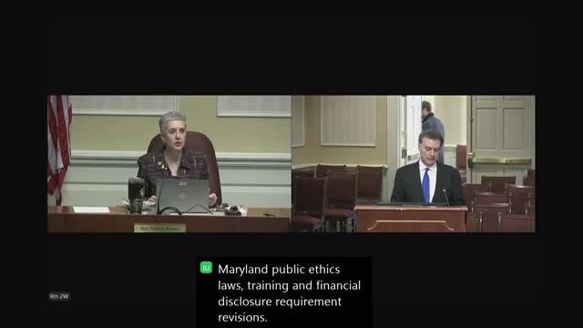 State Ethics Commission seeks flexibility for training and expands disclosure language; committee holds hearing