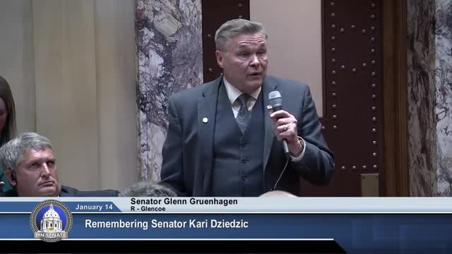 Senator reflects on motherhood and faith during emotional address at state capitol