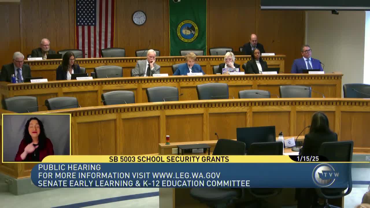 Committee hears bill adding panic buttons and other tech to school emergency response options