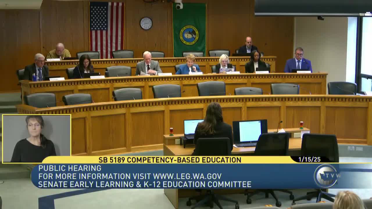 Committee hears bill to clarify and support competency‑based education, transcripts and funding rules