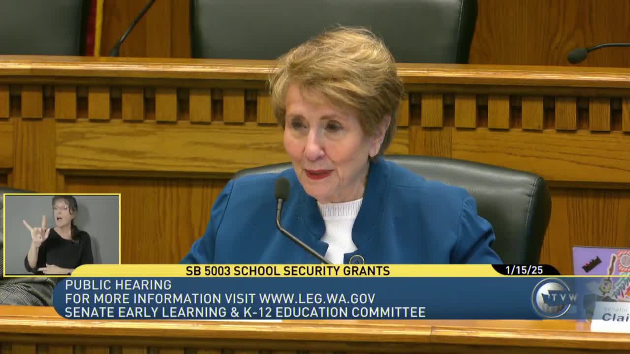 Committee hears bill to create competitive school security infrastructure grant program