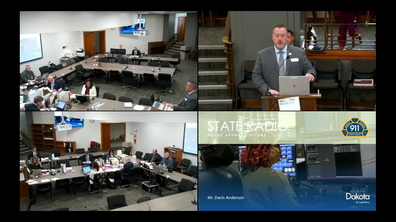 State Radio seeks one‑time SIF funds for message switch, siren logger and NDIT O&M costs