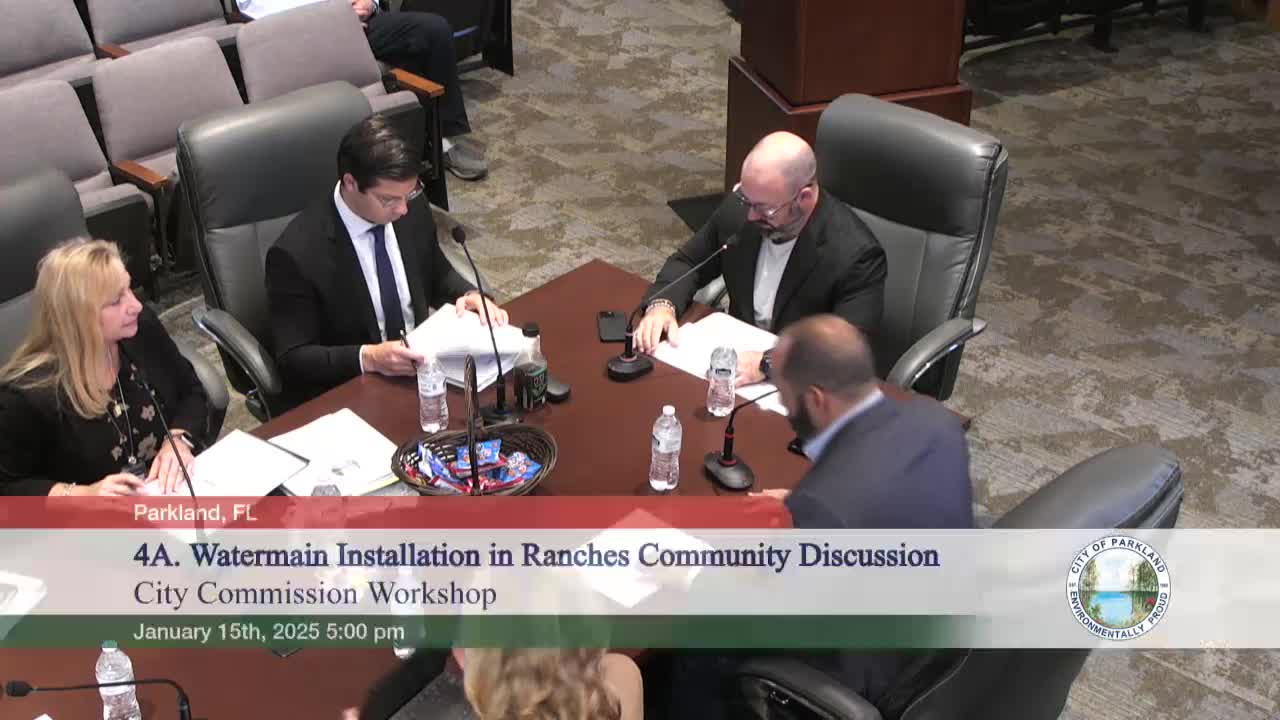 Parkland commissioners direct staff to study water main for 'the ranches' after $9M estimate