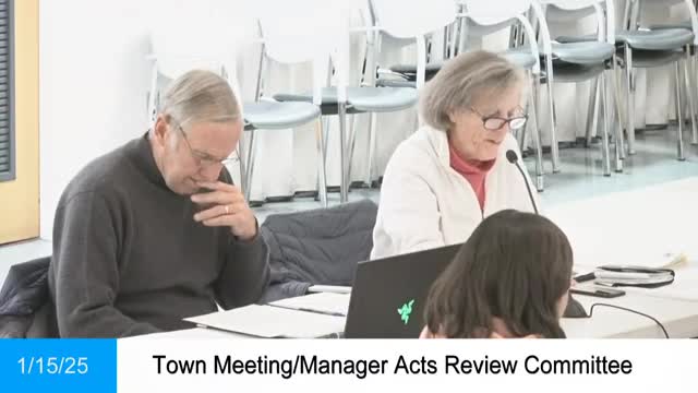 Danvers review committee adopts recall revisions, approves multiple Town Manager Act edits