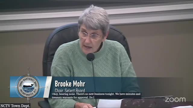 Votes at a glance: Select Board approves minutes/warrants, accepts gifts, and endorses Baxter Road design