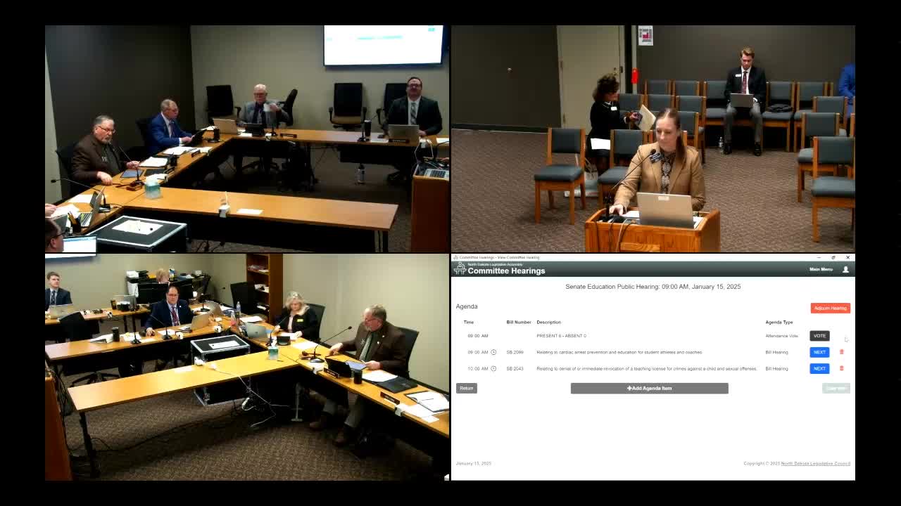 Committee gives due-pass to bill to speed teacher-license revocations for child-abuse convictions