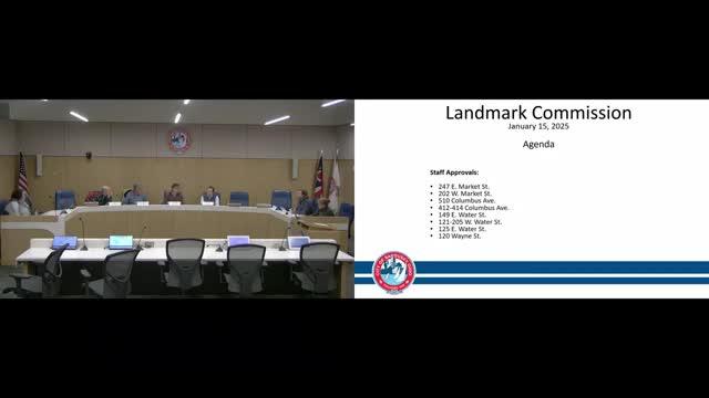 Sandusky Landmark Commission elects officers, reviews staff administrative approvals for downtown properties