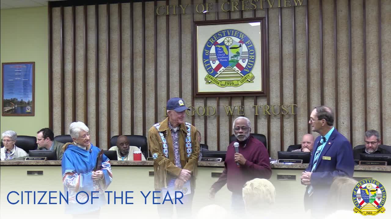 Crestview honors Tom Moody as Citizen of the Year for community leadership and growth