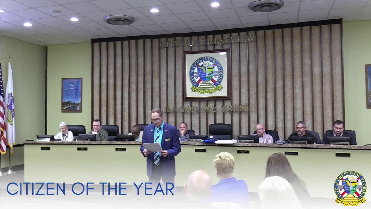Crestview honors Tom Moody as Citizen of the Year for community dedication