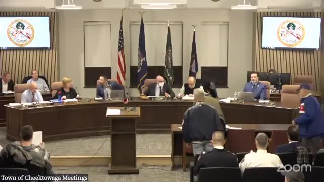 Cheektowaga board previews agenda items; council member opposes call for tax-cap override hearing