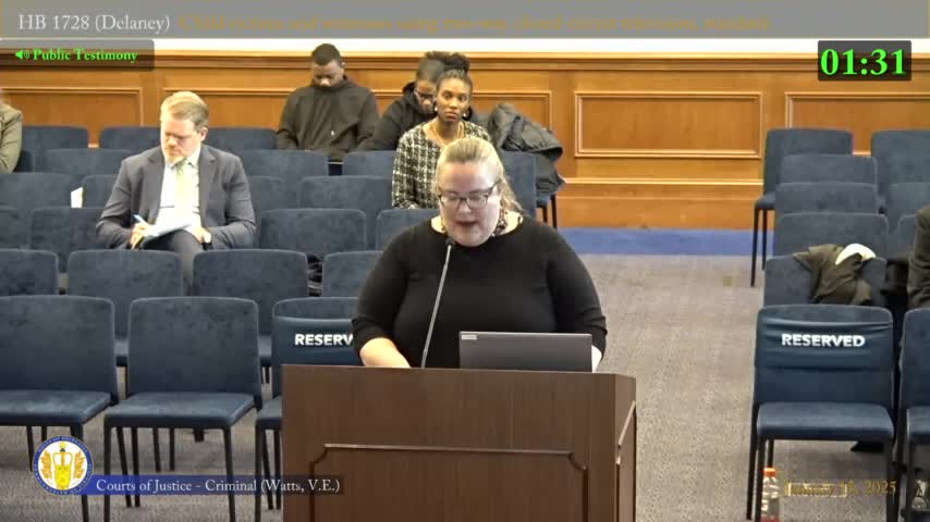 Virginia lawmakers consider bill to allow child trafficking survivors to testify via CCTV
